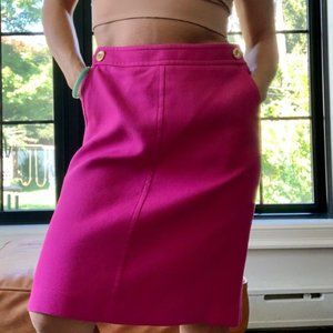 "Talbots" Hot Pink Pencil Skirt